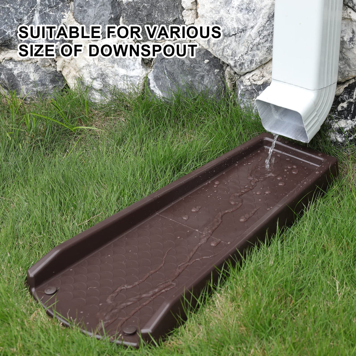 Plusgutter packaging includes PE nails for quick, secure installation.