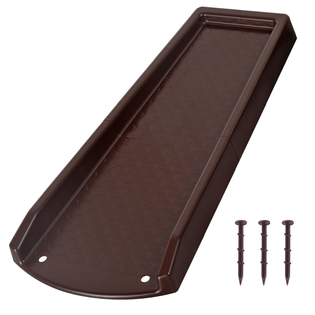 Plusgutter rain downspout splash block shows sturdy construction for reliable water diversion.