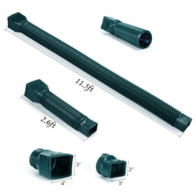 Plusgutter rainwater extension garden irrigation supports efficient runoff management