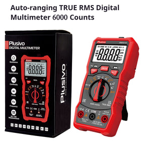 Plusivo auto-ranging TRMS meter delivers precise AC and DC measurements