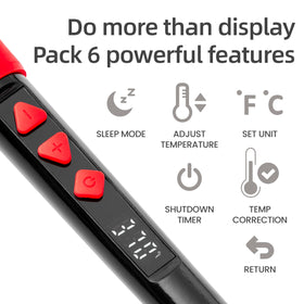 Plusivo Soldering Iron Kit 0.8mm solder wire supports clean, reliable joints