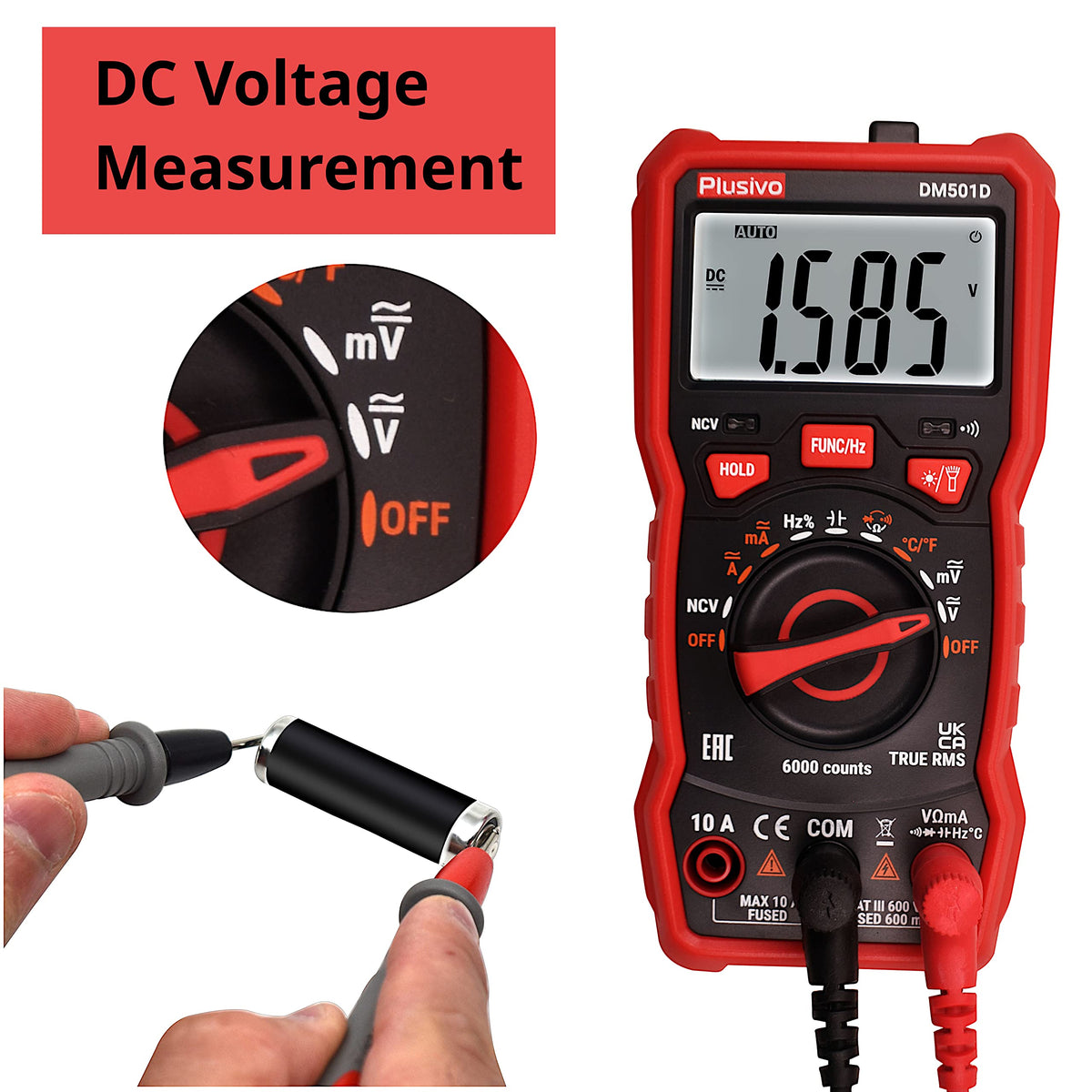 Plusivo test leads and probes kit supports versatile electrical tests