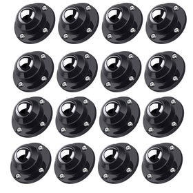 PlusRoc 16-pack 1-inch caster wheel close-up showing smooth movement for heavy furniture.