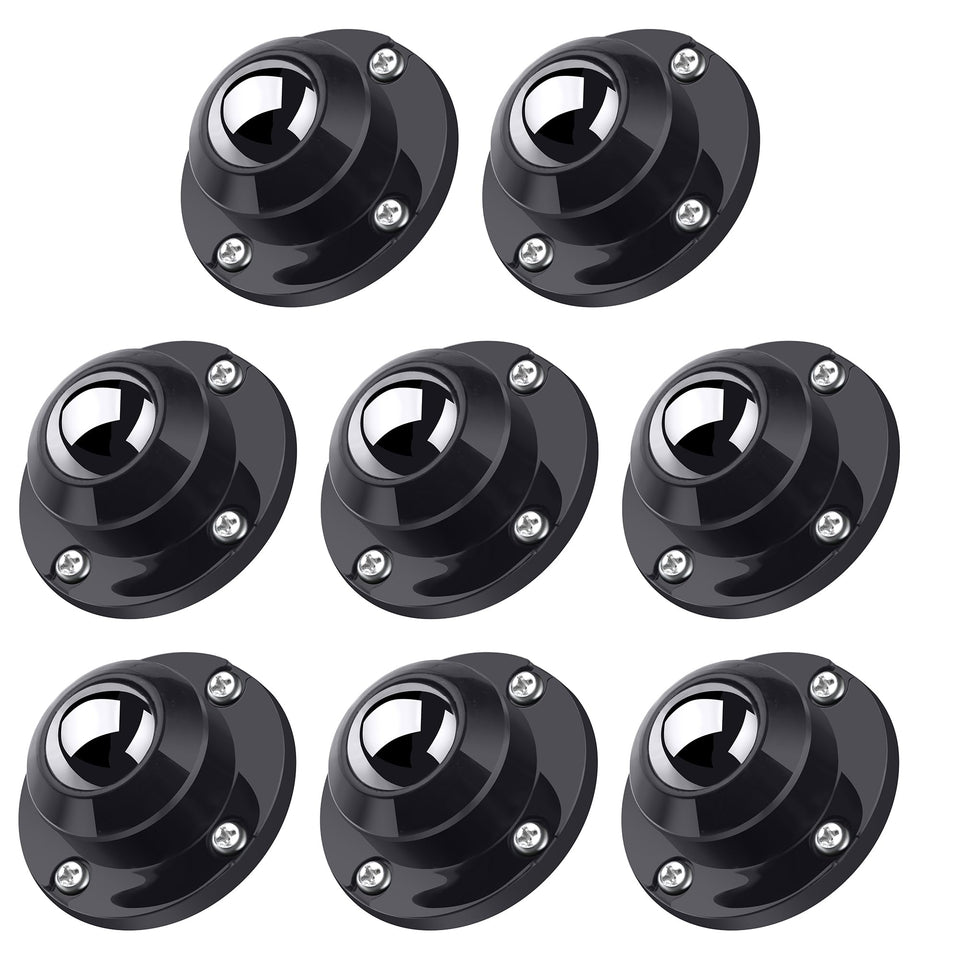PlusRoc 8-pack anti-rust wheels for easy furniture movement.