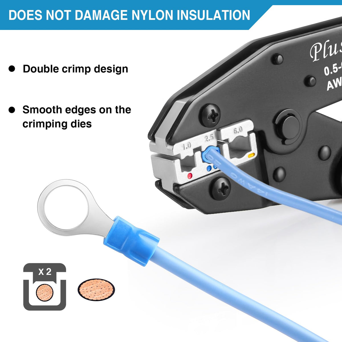 Plustool ergonomic handle reduces hand fatigue during extended use
