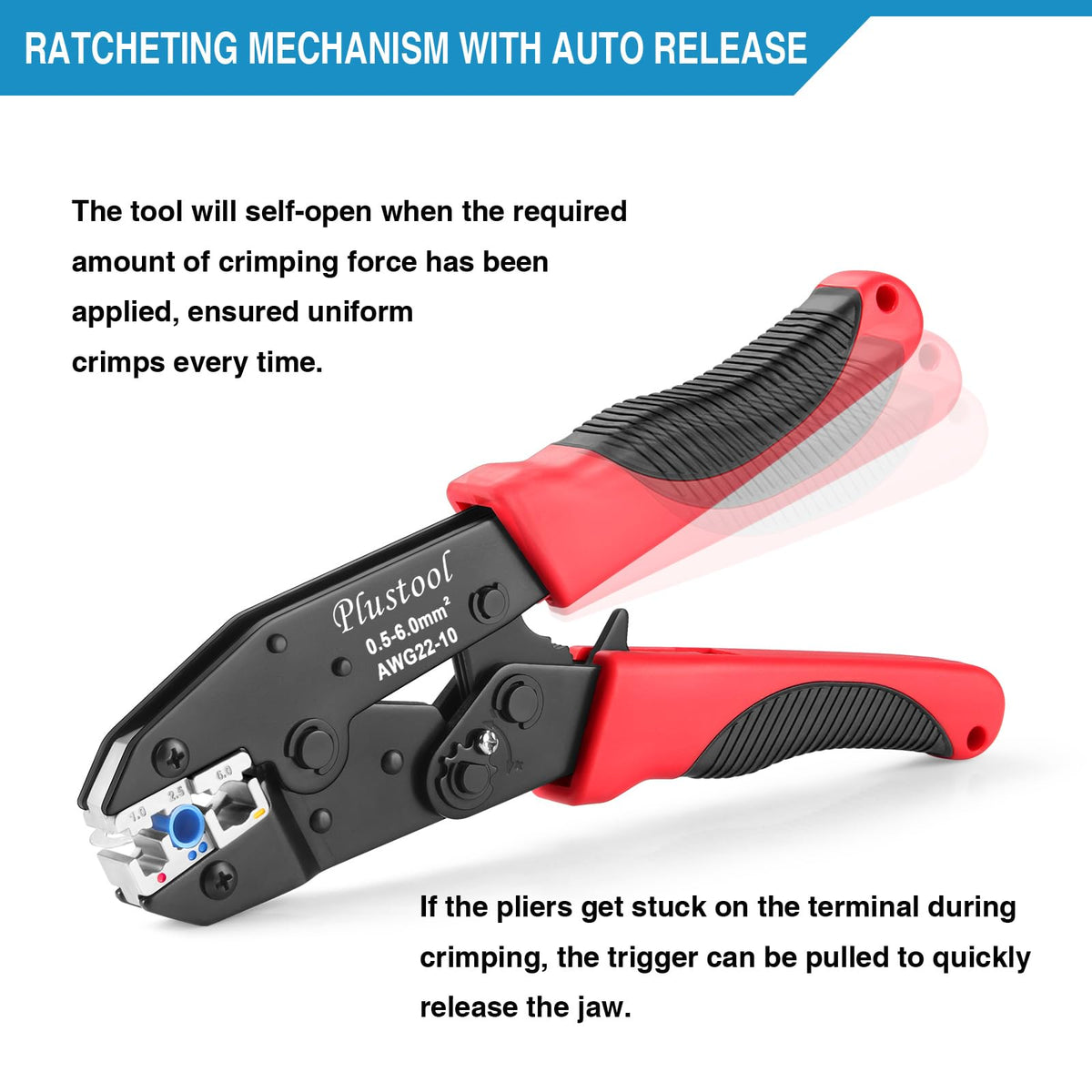 Plustool crimping tool is versatile for various circuit connections and repairs