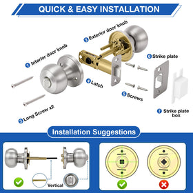 Plustool keyless privacy knob with emergency release.