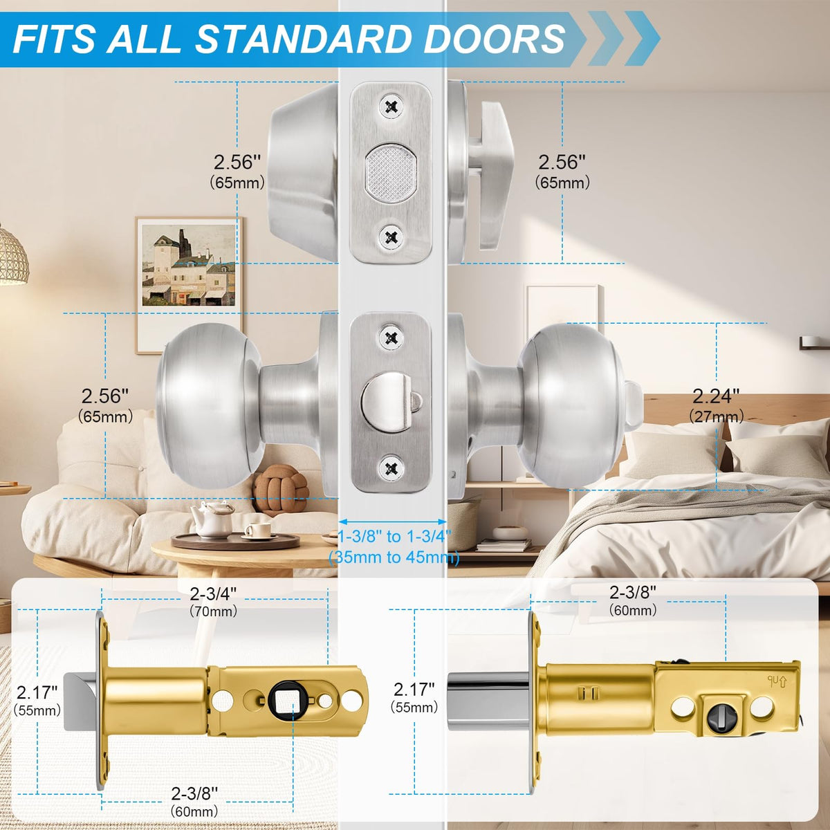 Plustool keyed-alike lockset closeup for unified keying