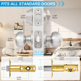 Plustool keyed-alike lockset closeup for unified keying