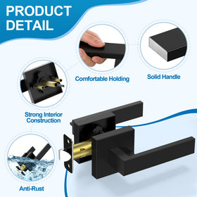 Plustool reversible door handle installs for both left and right doors