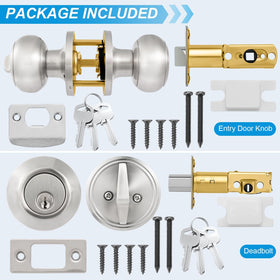 Plustool round-ball design hardware for a contemporary look and reliable operation.