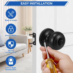 Plustool universal latch compatible with 60mm or 70mm backsets.