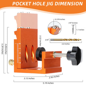 Plyvuir jig kit adjusts for wood thickness quickly and accurately.