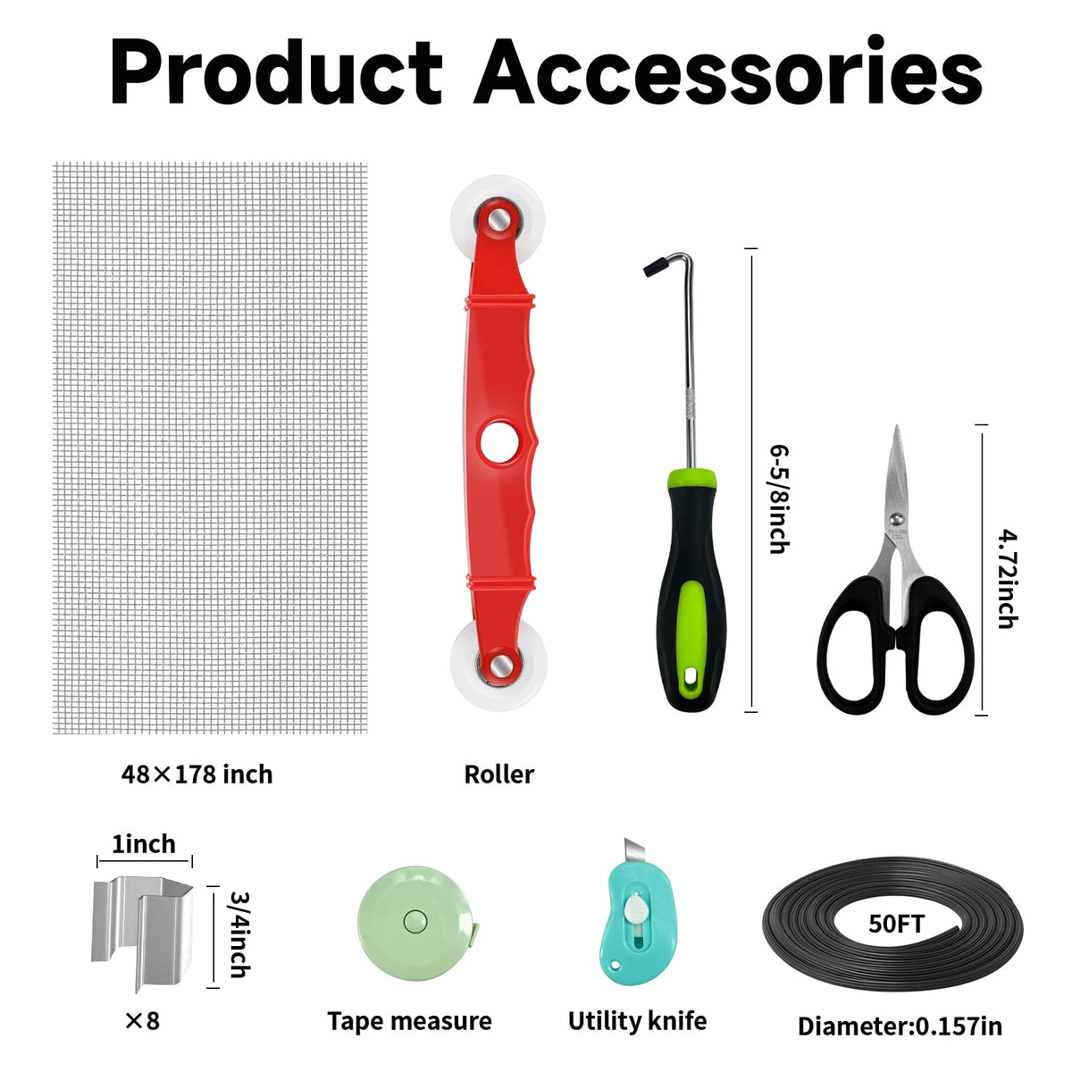 Pmbqifay adjustable mesh 48x178 for versatile openings
