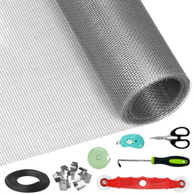Pmbqifay kit contents including tools for quick window screen replacement
