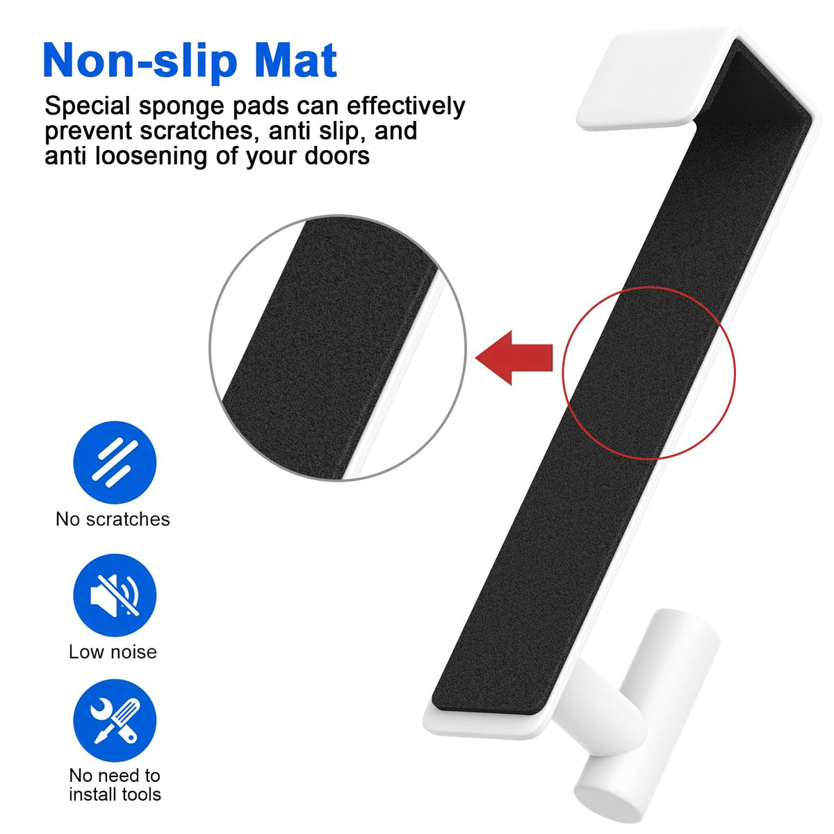 PMMASTO bathroom-ready hook withstands humidity for long-lasting use.