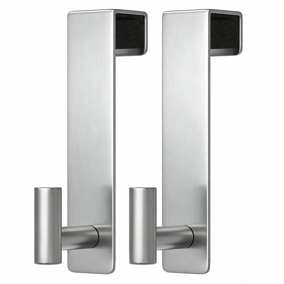 PMMASTO over-the-door hook in T shape fits 1-3/4 inch doors for quick organization.