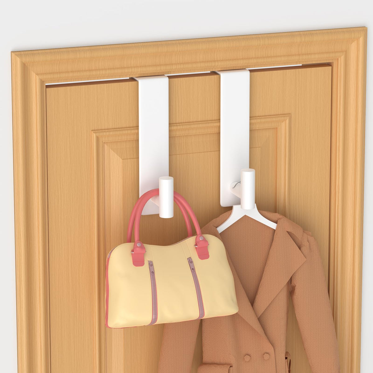 PMMASTO rustproof stainless-steel hook resists humidity in bathrooms and kitchens.