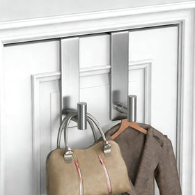 PMMASTO tool-free installation lets you snap hooks over doors instantly.