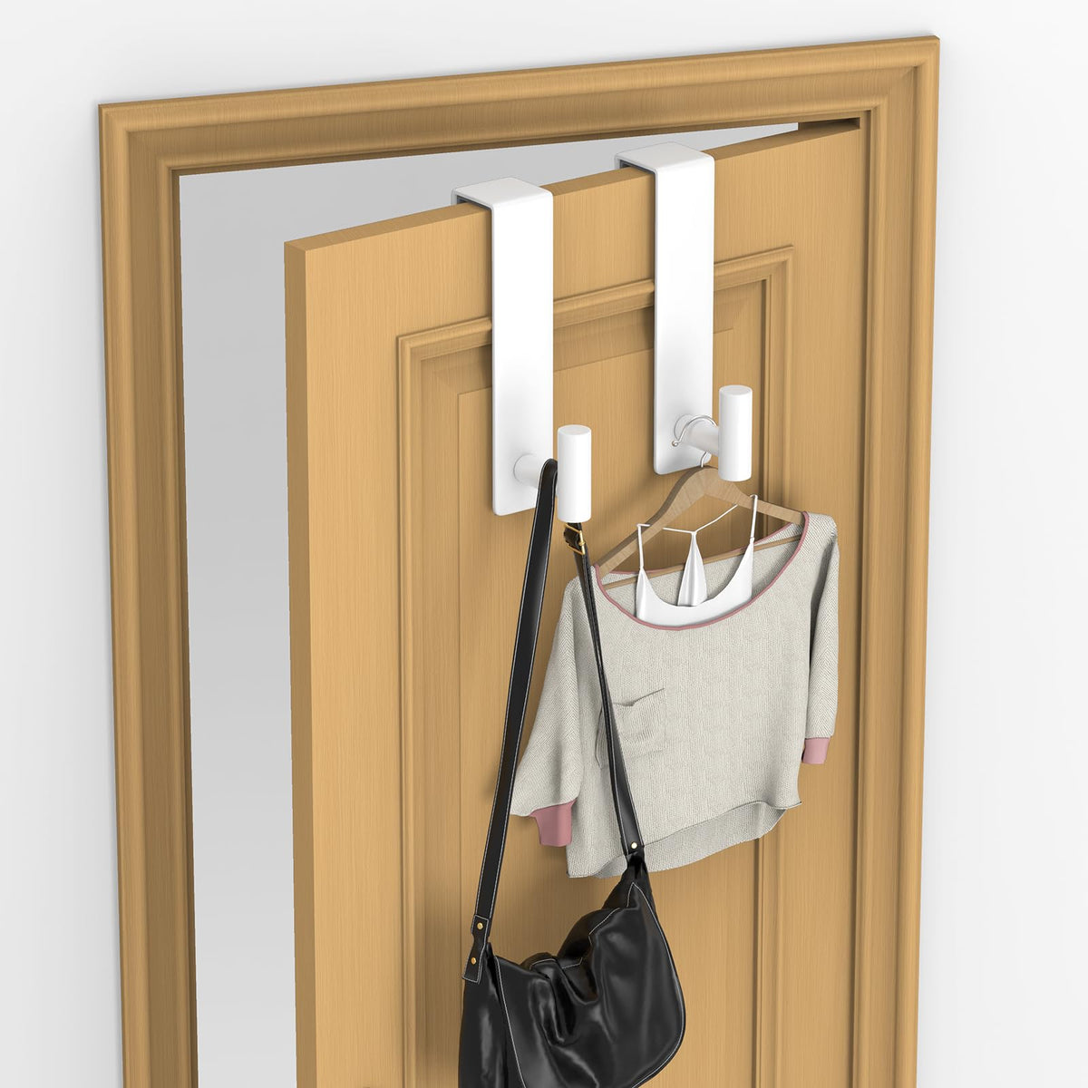 PMMASTO towel and coat hook helps tidy bedrooms and bathrooms.