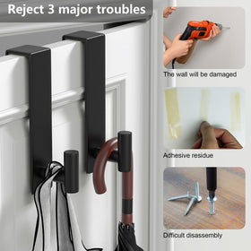 PMMASTO non-slip adhesive backing protects doors while reducing noise.