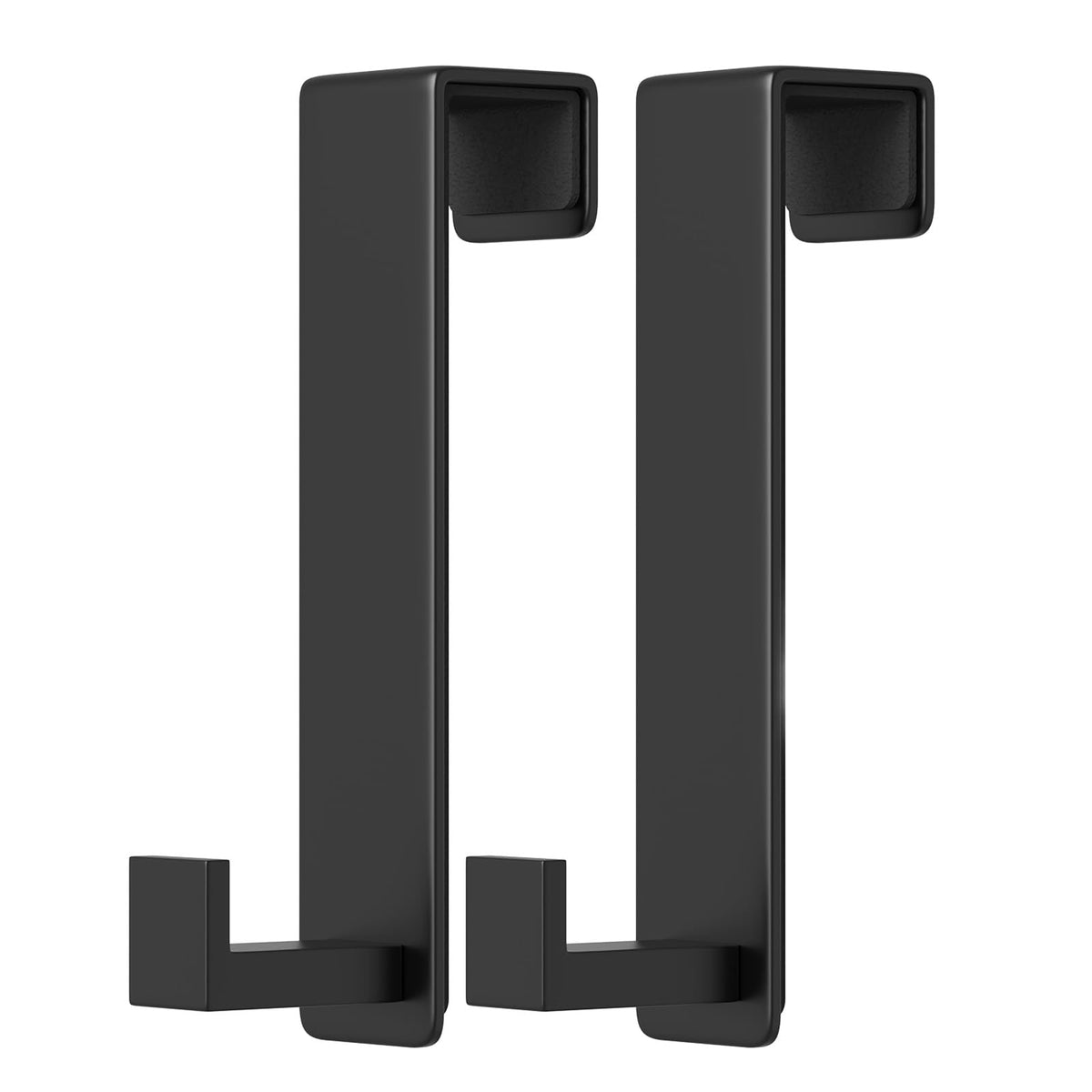 PMMASTO over-the-door hooks mounting showing tool-free installation on a door