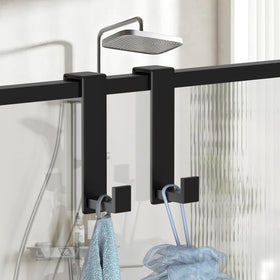 PMMASTO two-pack over-the-door hooks example in a hallway