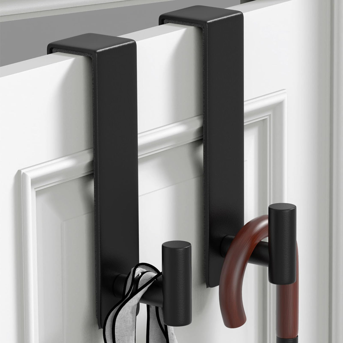 PMMASTO T-shaped hooks install without tools for hassle-free setup.