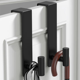 PMMASTO T-shaped hooks install without tools for hassle-free setup.