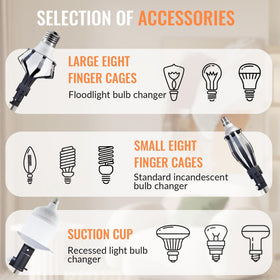 PMMJ ceiling cleaning accessory compatible with many fixtures.