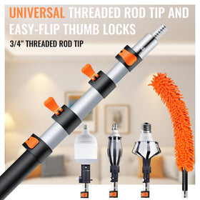 PMMJ suction cup helps grip bulbs during high‑reach changes.