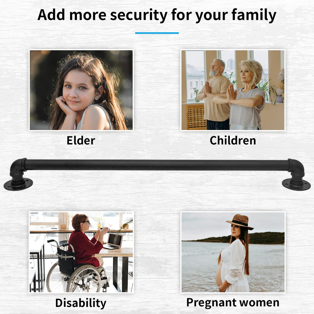 PNBO ergonomic grip suitable for easy stair navigation