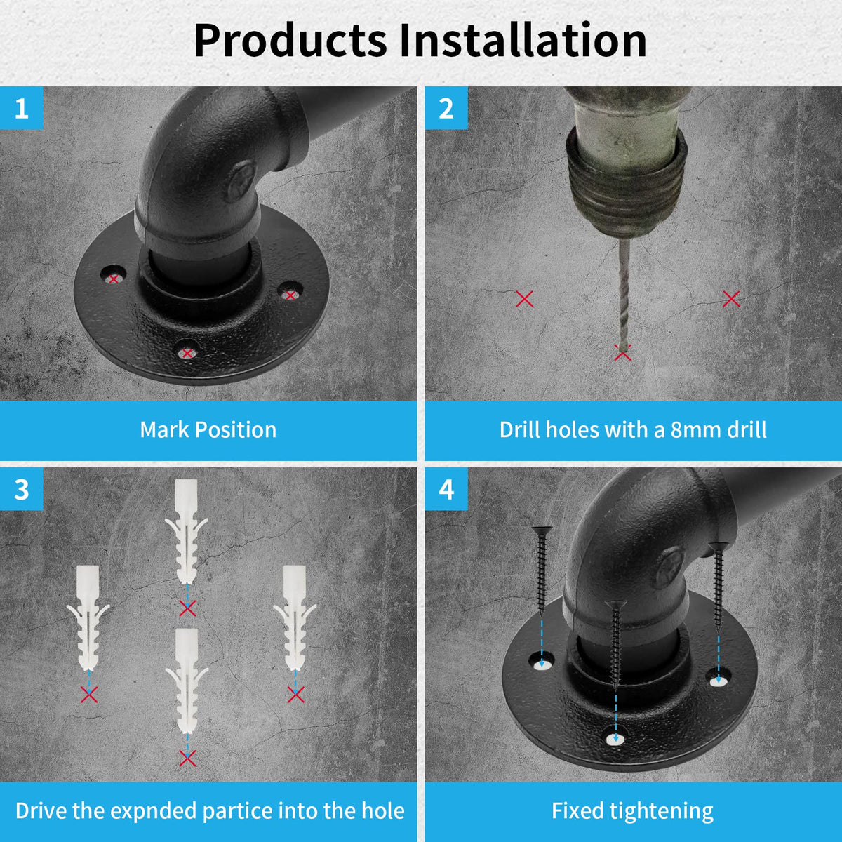 PNBO four-point mount providing a robust installation