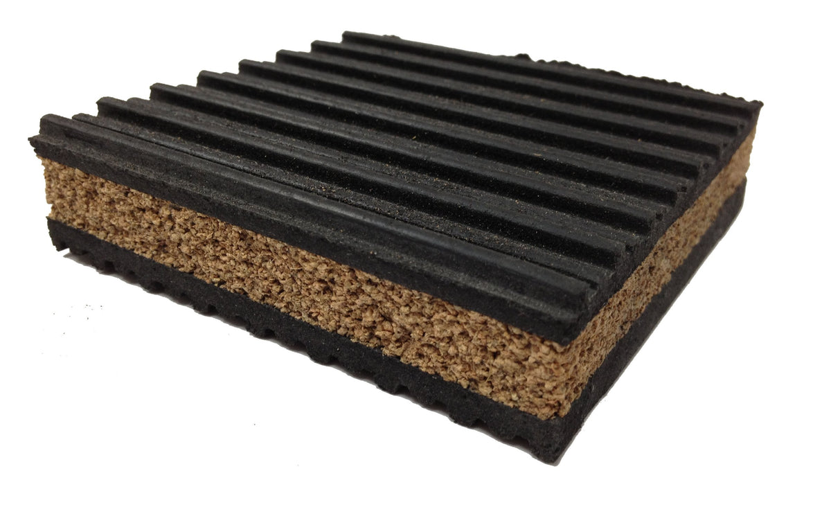 PneumaticPlus anti vibration pad 4x4 under air compressor dampens vibrations