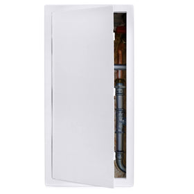 PNKKODW plumbing access panel for drywall 14x29 in white provides durable maintenance access.