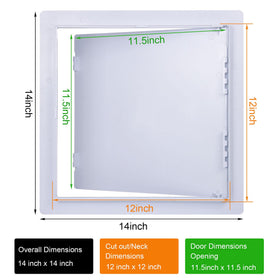 PNKKODW hinged-door access panel ready for concealed cables and clean installation