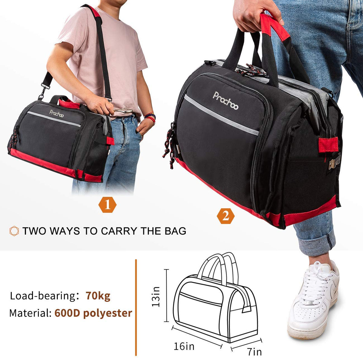 Pnochoo adjustable padded shoulder strap reduces fatigue