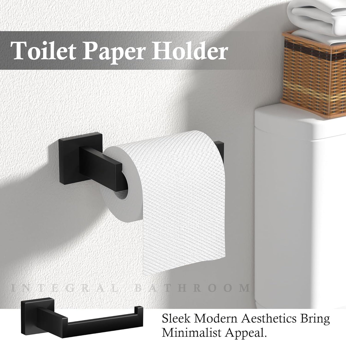 PNWNNH towel hooks in matte black offer versatile wall storage.
