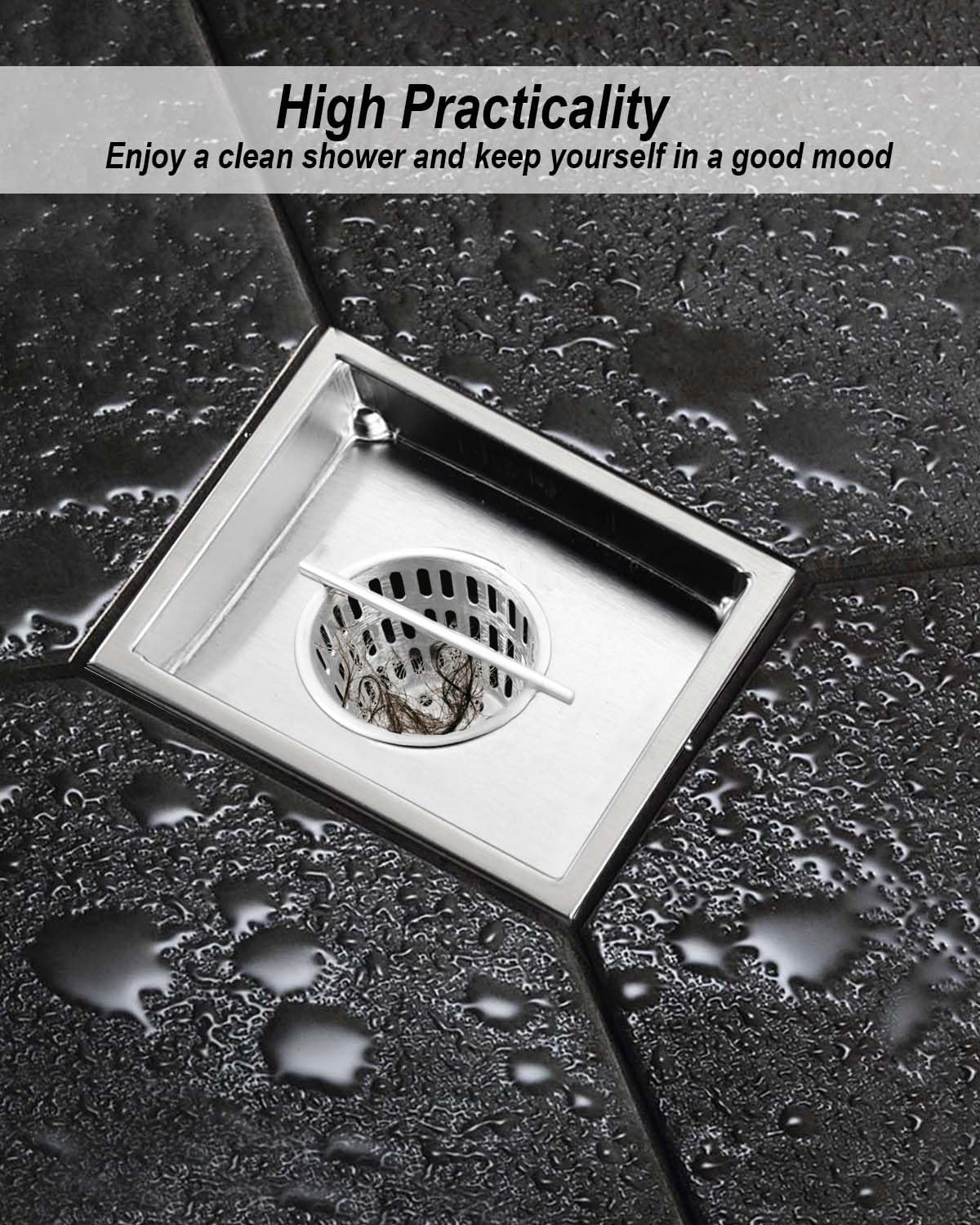 PNYZIK floor drain compatibility suits 2-inch drains in many homes