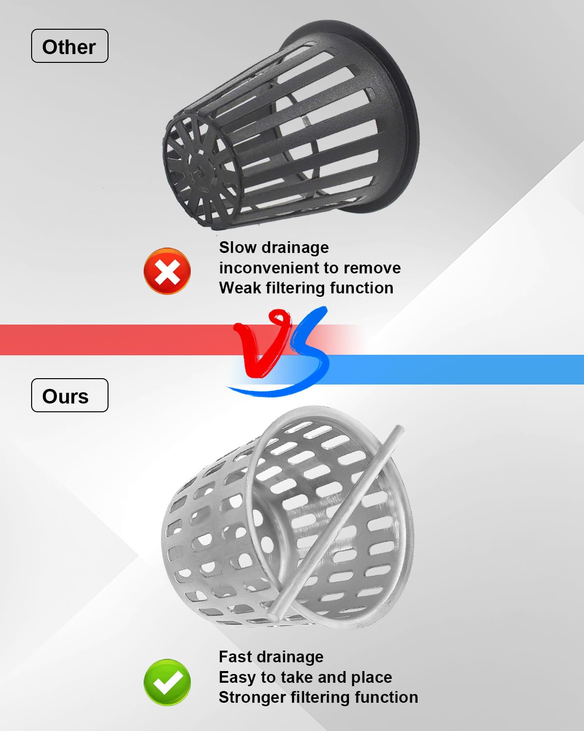 PNYZIK two-piece set shown with a shower drain for reference