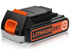 POBNRA 20V replacement battery 2.0Ah, high-performance power for compatible tools.