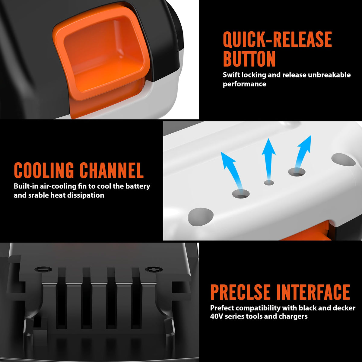 POBNRA longevity technology extends battery life with cooling and protection.