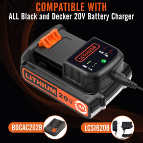 POBNRA smart protection features safeguard charging and use of the 20V battery.