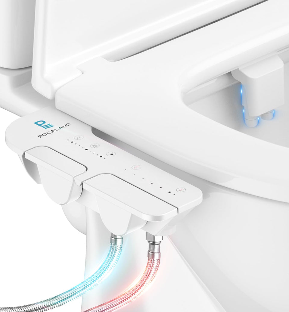POCALAND Ultra-Slim Bidet front view for discreet fit and comfort