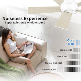 POCHFAN six-speed settings with sleep mode for customizable comfort.