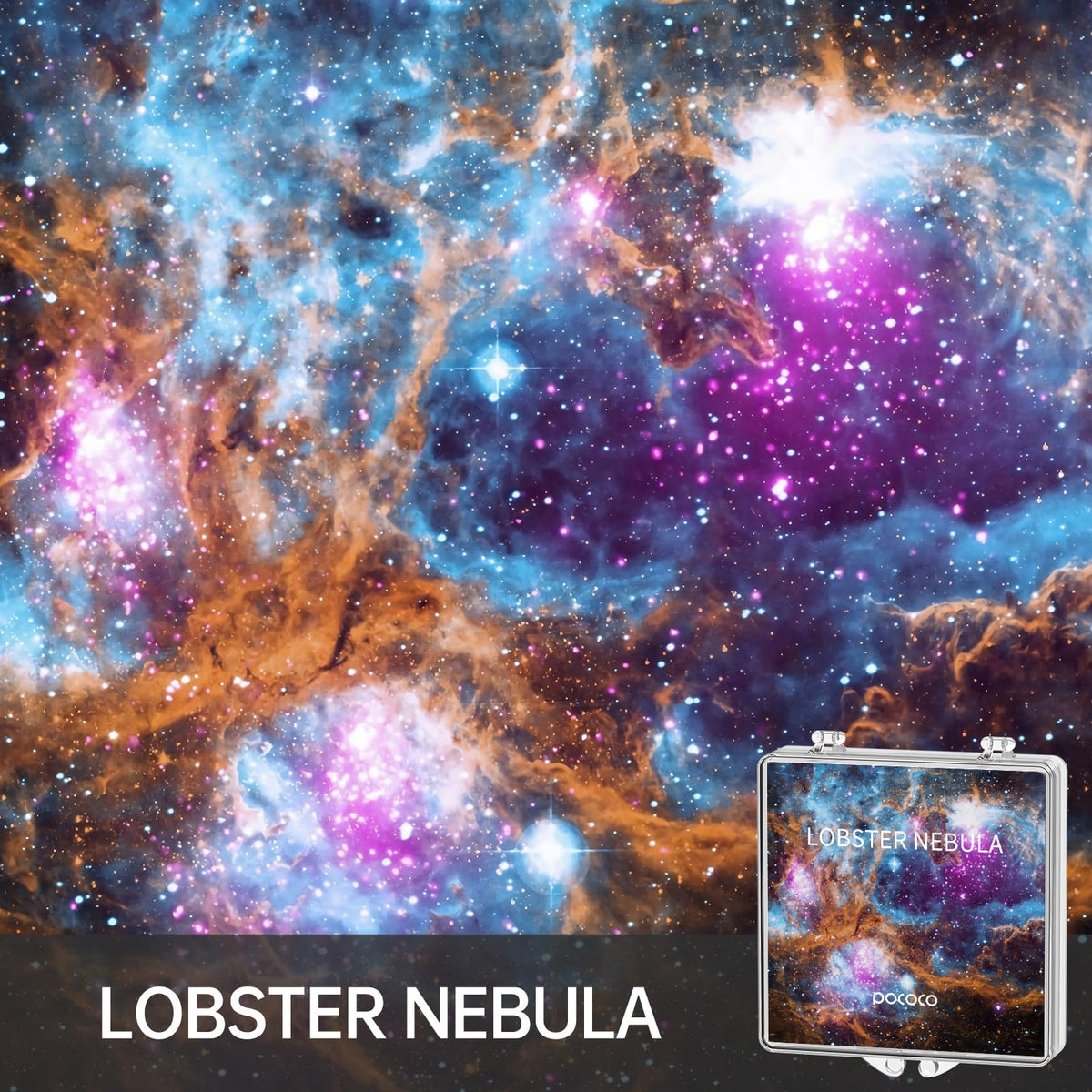POCOCO Gorgeous Nebula disc showing seasonal skies to match decor and mood