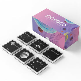 POCOCO Moon and Stars Series Disc 01 shows detailed lunar patterns for a soothing home display.