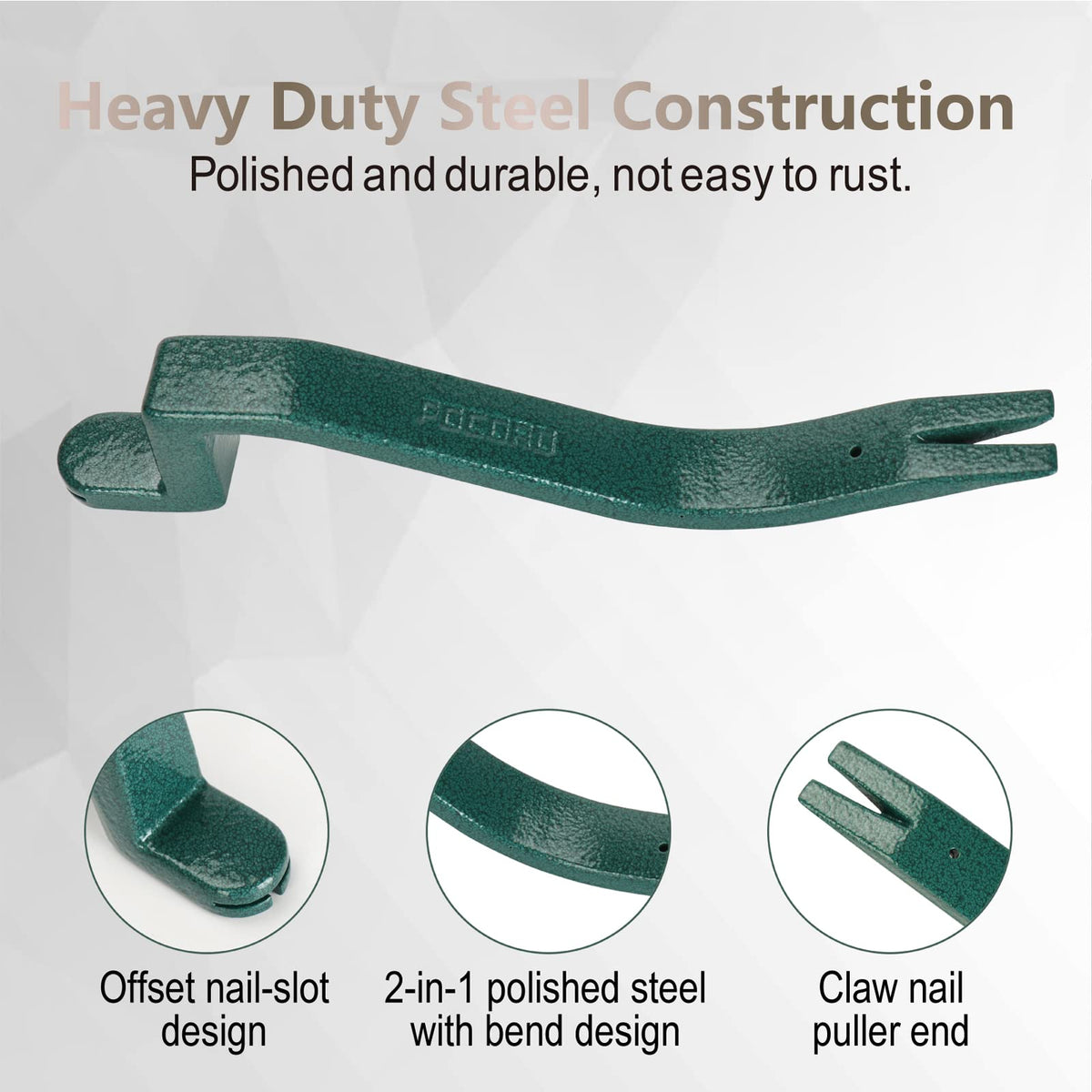POCORO claw tip nail puller enabling easy nail removal with less effort