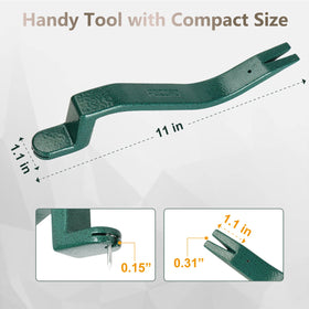 POCORO nail slot design showing secure grip for precise shingle work