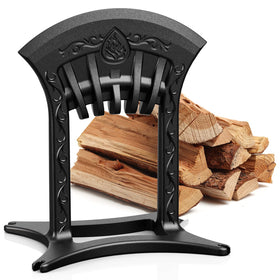 Poffattr firewood kindling splitter blade enables fast, clean cuts with minimal effort.